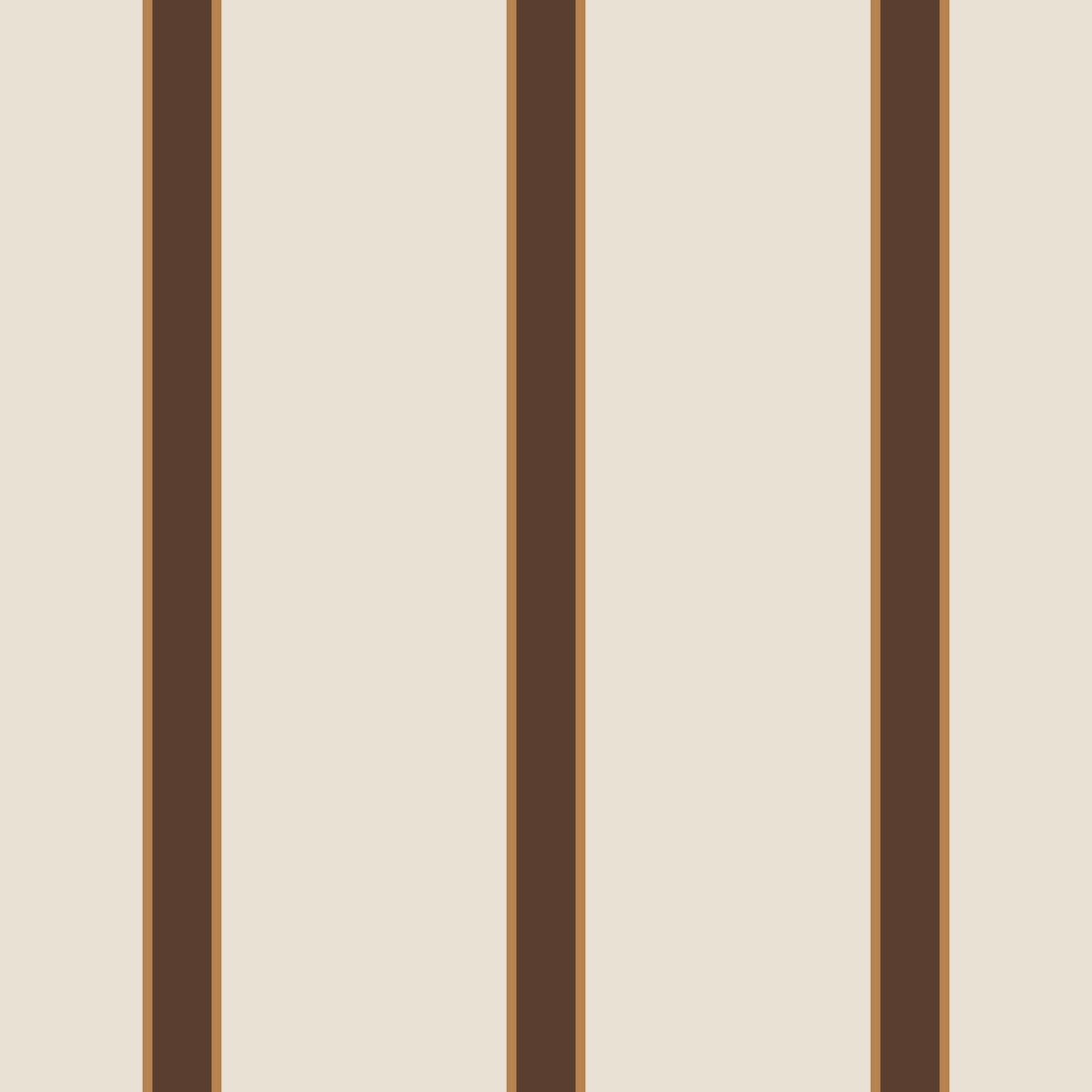 Brown and Caramel Cabana Stripe repeating design tile