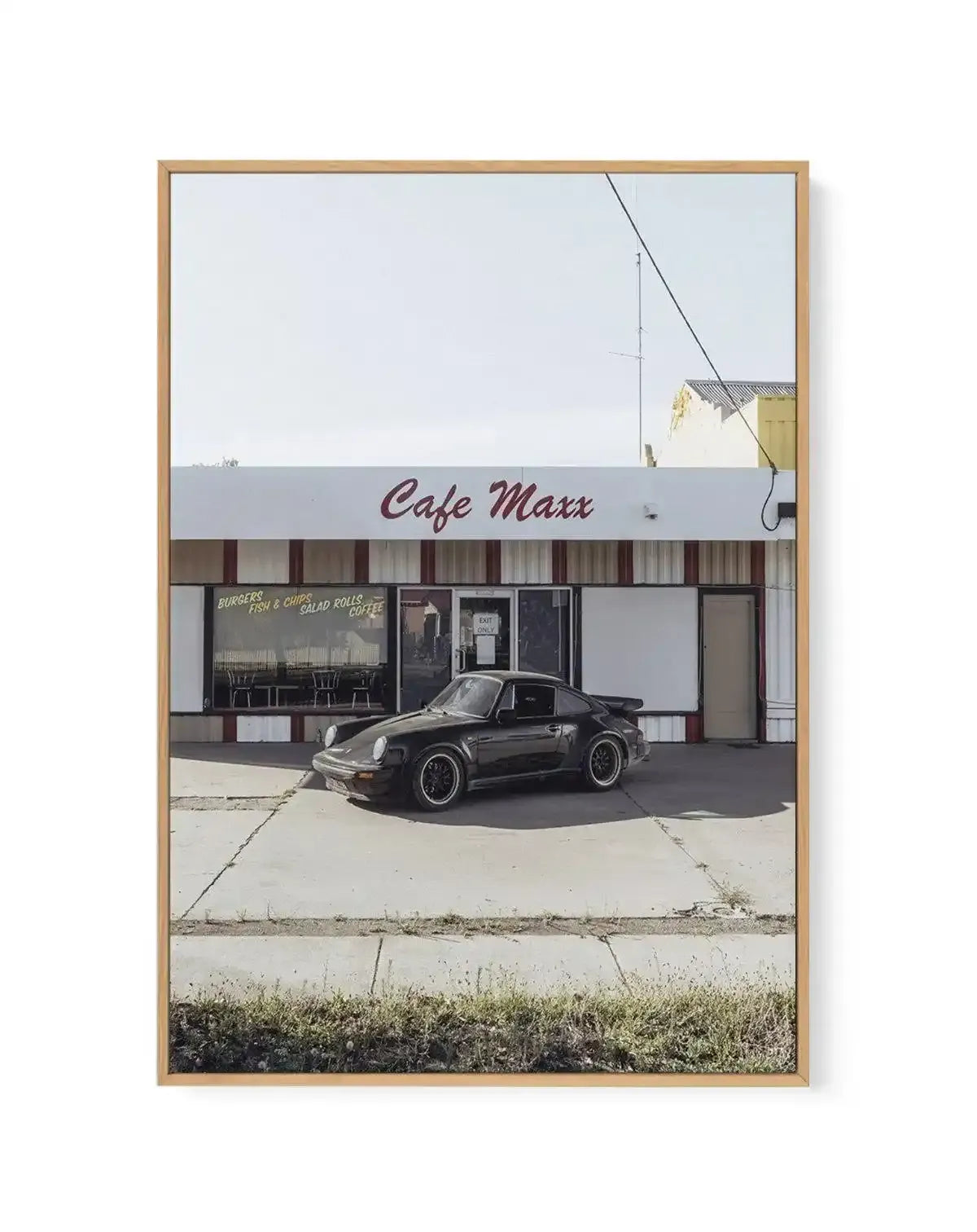 Cafe Maxx By Tim Harris | Framed Canvas-CANVAS-You can shop wall art online with Olive et Oriel for everything from abstract art to fun kids wall art. Our beautiful modern art prints and canvas art are available from large canvas prints to wall art paintings and our proudly Australian artwork collection offers only the highest quality framed large wall art and canvas art Australia - You can buy fashion photography prints or Hampton print posters and paintings on canvas from Olive et Oriel and ha