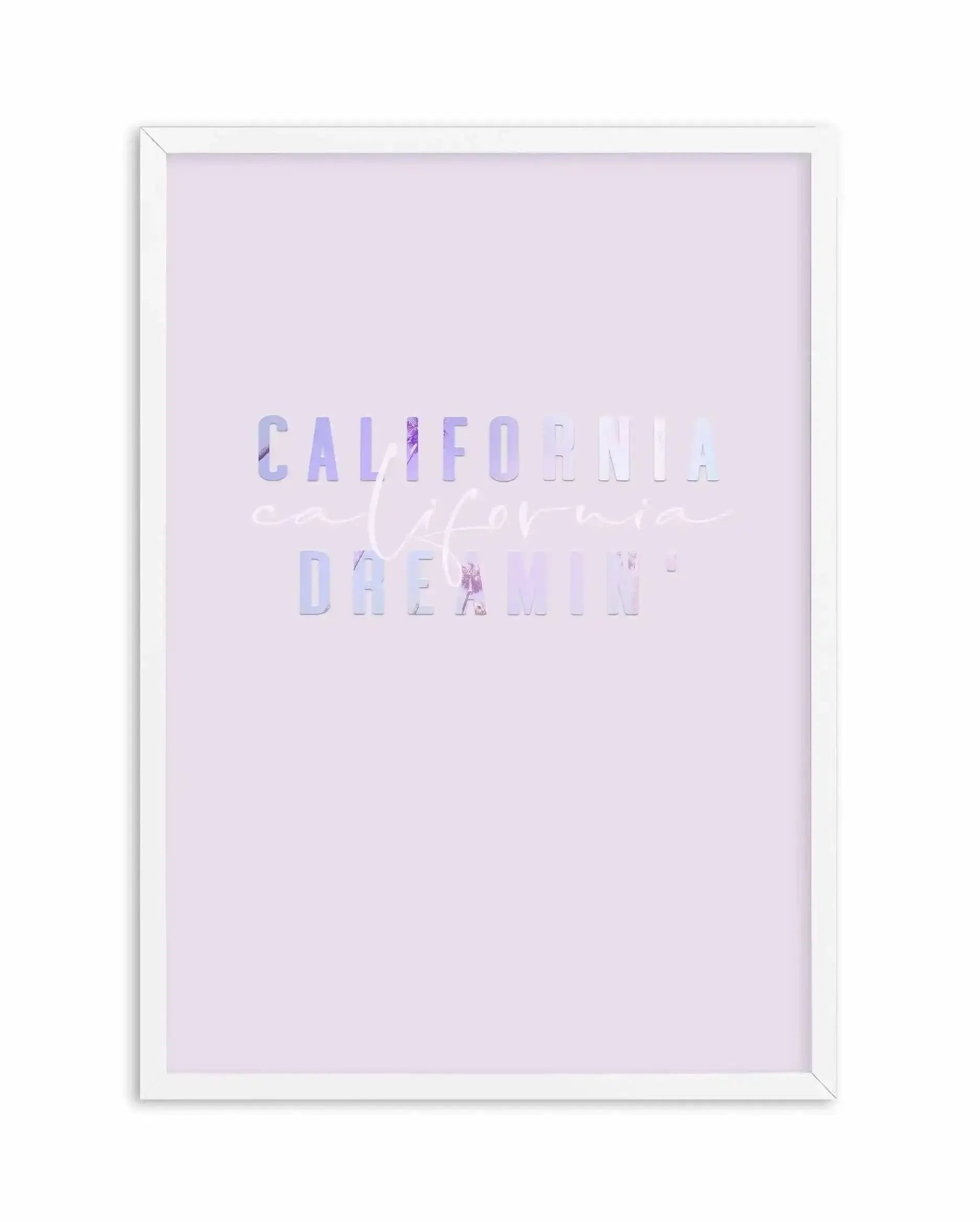 California Dreamin' | 2 Colour Options Art Print-PRINT-Olive et Oriel-Olive et Oriel-A5 | 5.8" x 8.3" | 14.8 x 21cm-White-With White Border-Buy-Australian-Art-Prints-Online-with-Olive-et-Oriel-Your-Artwork-Specialists-Austrailia-Decorate-With-Coastal-Photo-Wall-Art-Prints-From-Our-Beach-House-Artwork-Collection-Fine-Poster-and-Framed-Artwork