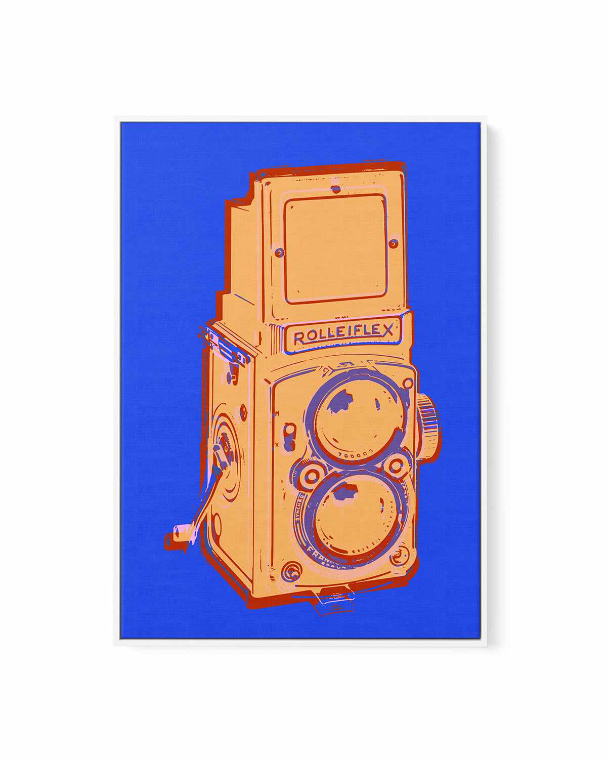 Camera Pop | Framed Canvas Art Print