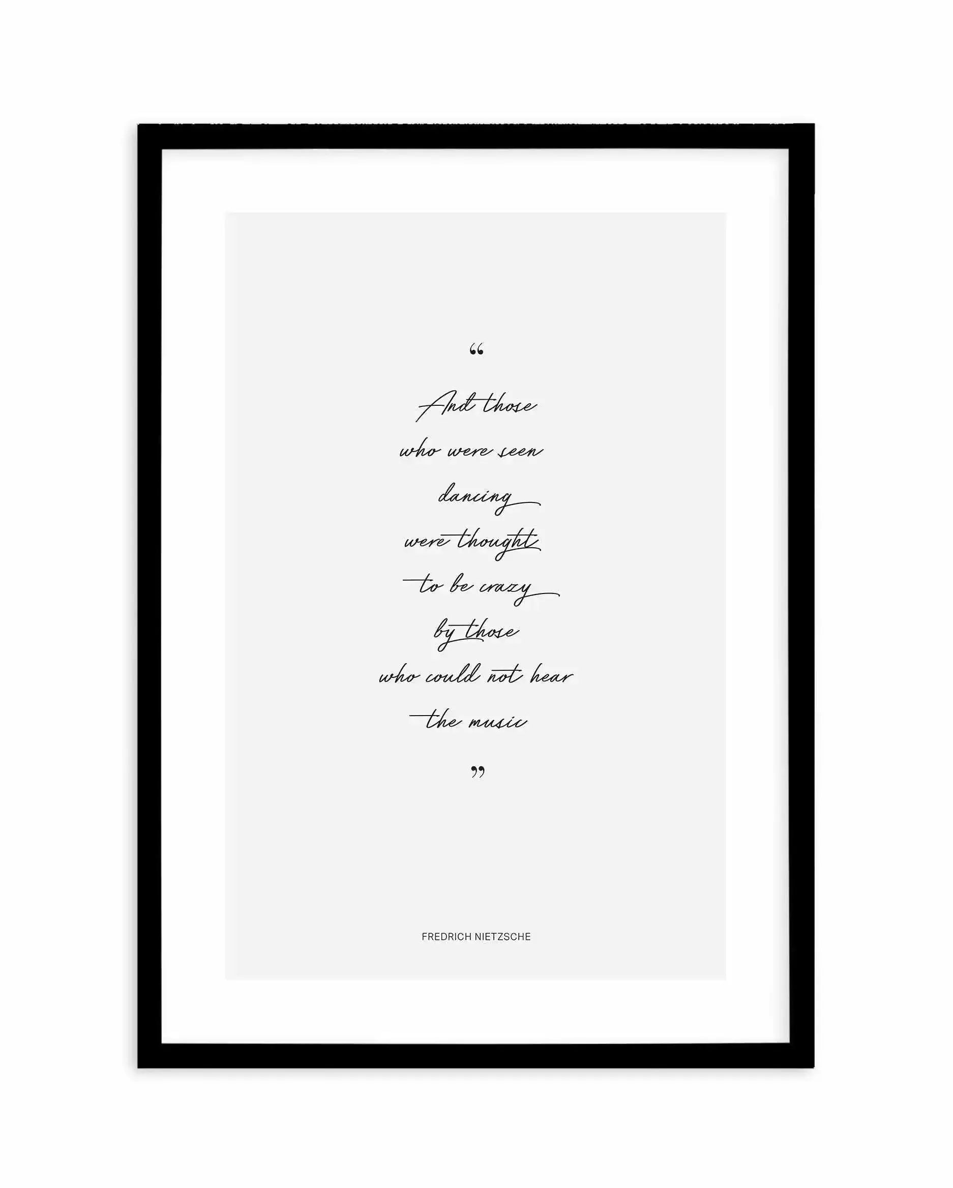 Can You Hear The Music? Art Print-PRINT-Olive et Oriel-Olive et Oriel-A5 | 5.8" x 8.3" | 14.8 x 21cm-Black-With White Border-Buy-Australian-Art-Prints-Online-with-Olive-et-Oriel-Your-Artwork-Specialists-Austrailia-Decorate-With-Coastal-Photo-Wall-Art-Prints-From-Our-Beach-House-Artwork-Collection-Fine-Poster-and-Framed-Artwork