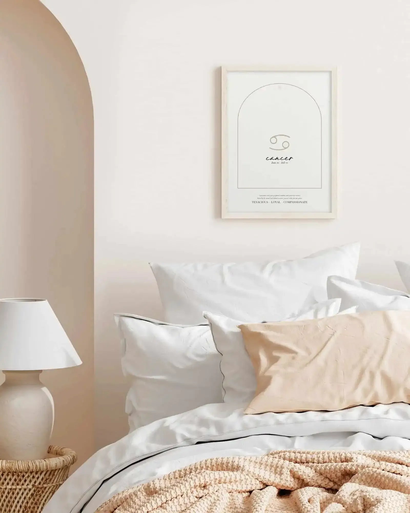 Cancer Star Sign Art Print-PRINT-Olive et Oriel-Olive et Oriel-Buy-Australian-Art-Prints-Online-with-Olive-et-Oriel-Your-Artwork-Specialists-Austrailia-Decorate-With-Coastal-Photo-Wall-Art-Prints-From-Our-Beach-House-Artwork-Collection-Fine-Poster-and-Framed-Artwork