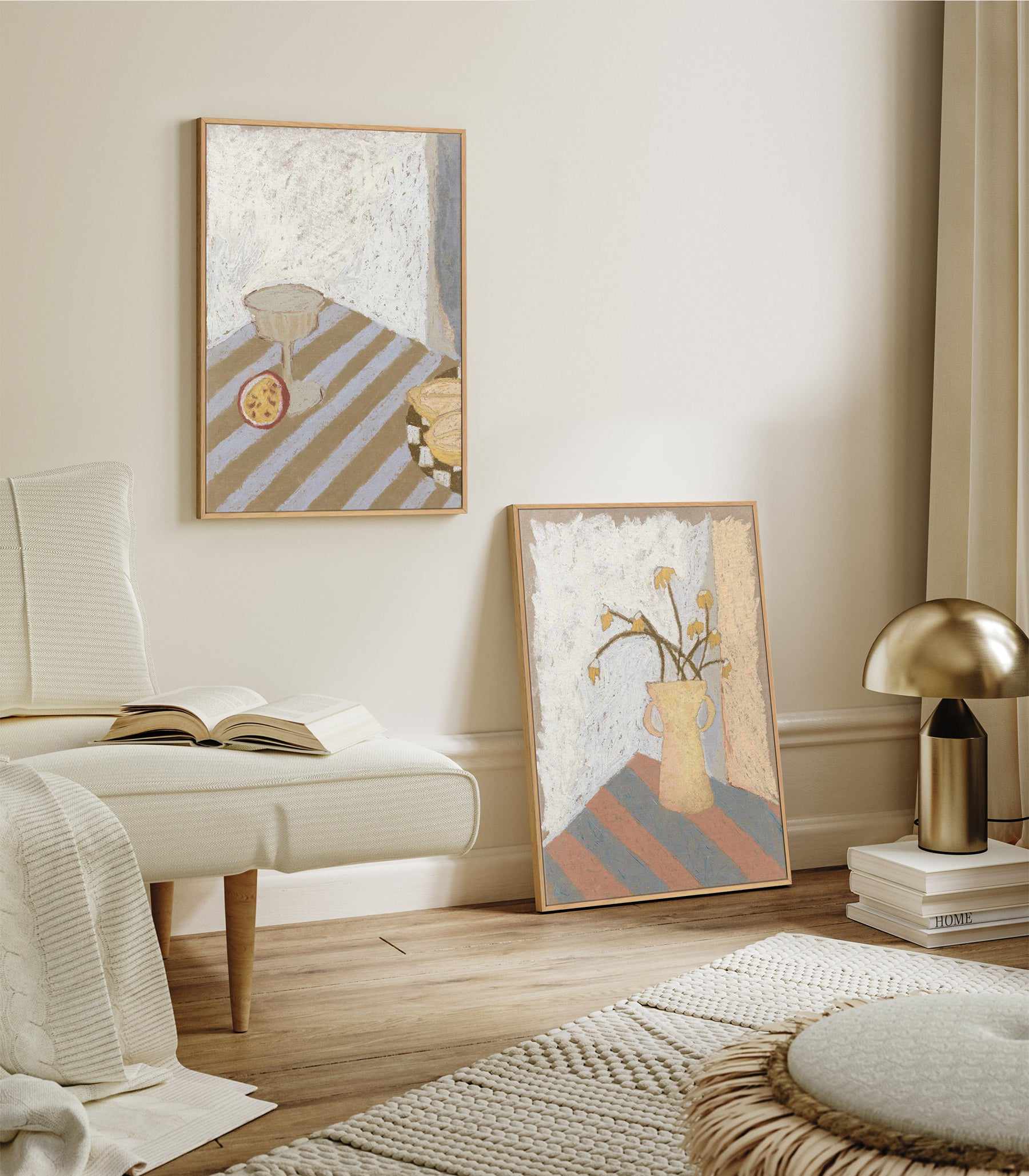 Daisies | Framed Canvas Art Print from Olive et Oriel where you can shop wallpaper and artworks online