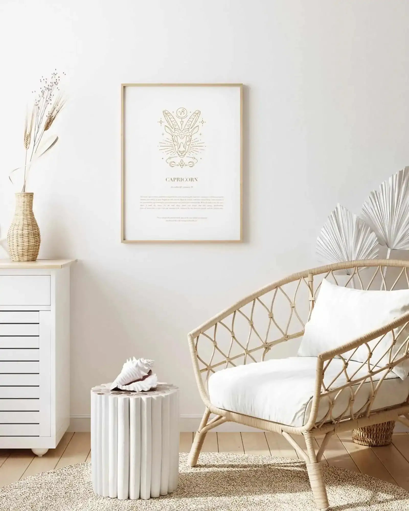 Capricorn | Celestial Zodiac Art Print-PRINT-Olive et Oriel-Olive et Oriel-Buy-Australian-Art-Prints-Online-with-Olive-et-Oriel-Your-Artwork-Specialists-Austrailia-Decorate-With-Coastal-Photo-Wall-Art-Prints-From-Our-Beach-House-Artwork-Collection-Fine-Poster-and-Framed-Artwork