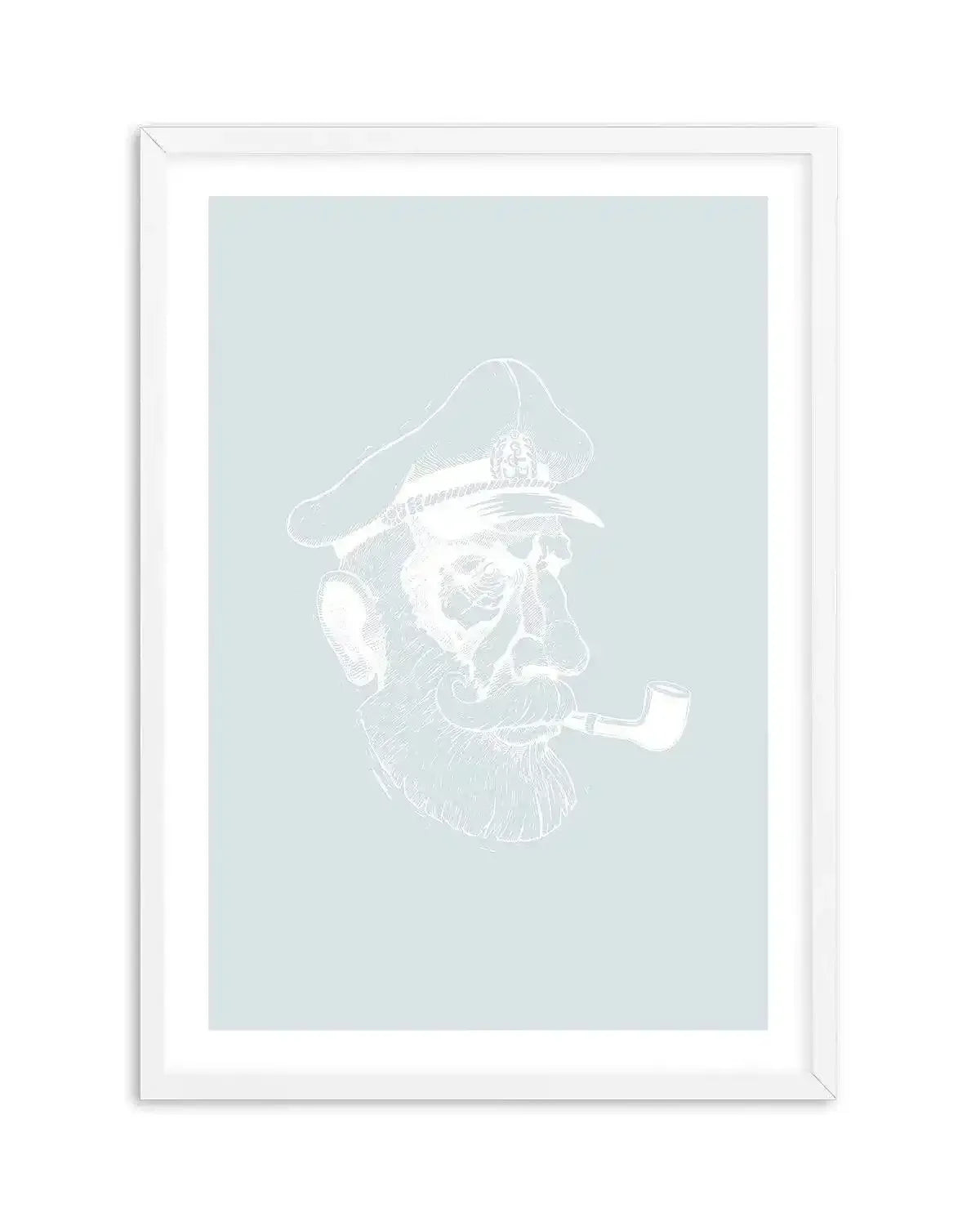 Captain | 2 Colour Options Art Print-PRINT-Olive et Oriel-Olive et Oriel-A5 | 5.8" x 8.3" | 14.8 x 21cm-White-With White Border-Buy-Australian-Art-Prints-Online-with-Olive-et-Oriel-Your-Artwork-Specialists-Austrailia-Decorate-With-Coastal-Photo-Wall-Art-Prints-From-Our-Beach-House-Artwork-Collection-Fine-Poster-and-Framed-Artwork