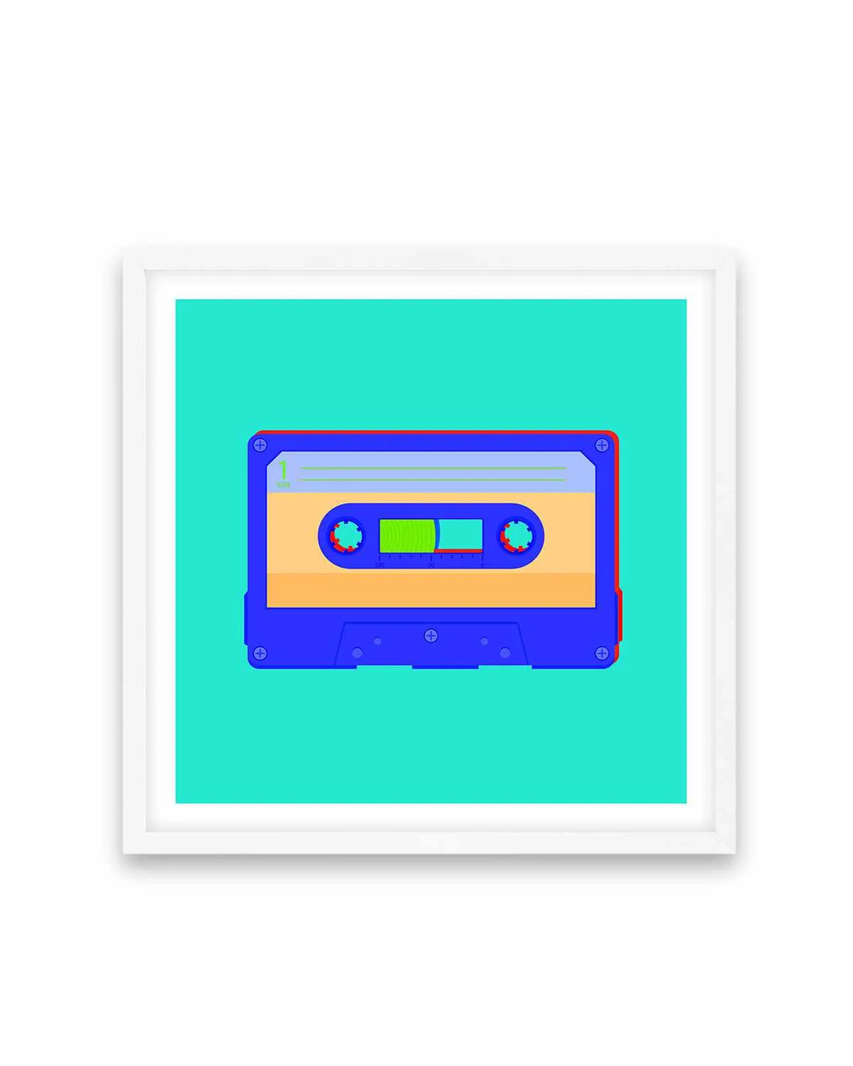 Cassette Pop I Art Print from Olive et Oriel where you can shop wallpaper and artworks online