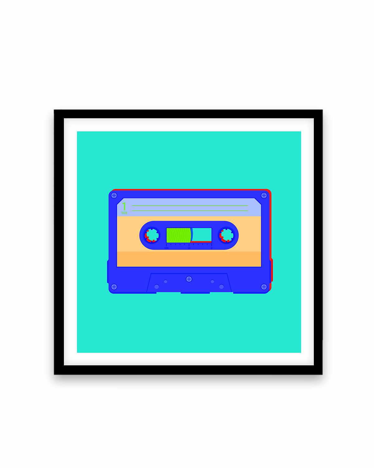 Cassette Pop I Art Print