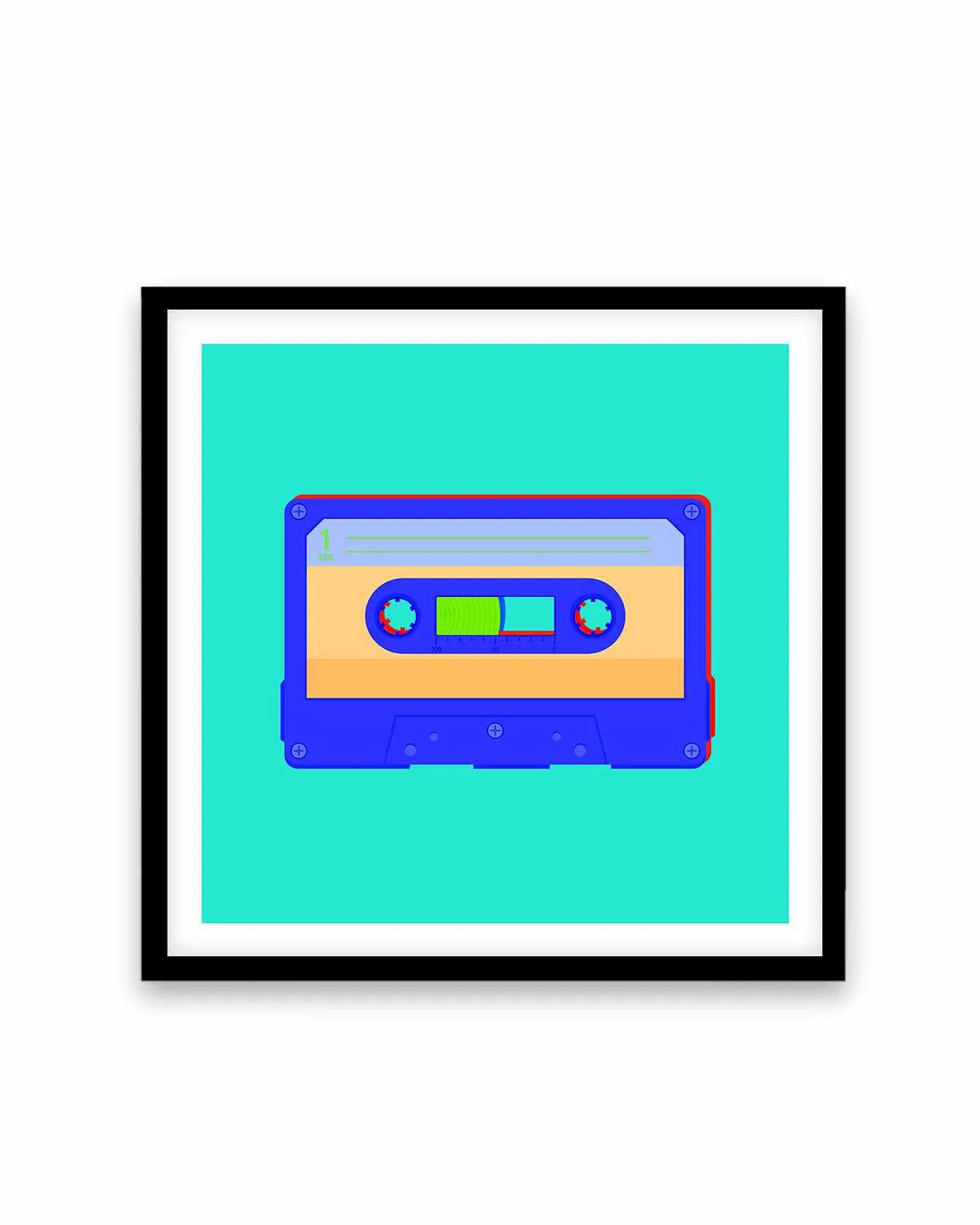 Cassette Pop I Art Print from Olive et Oriel where you can shop wallpaper and artworks online