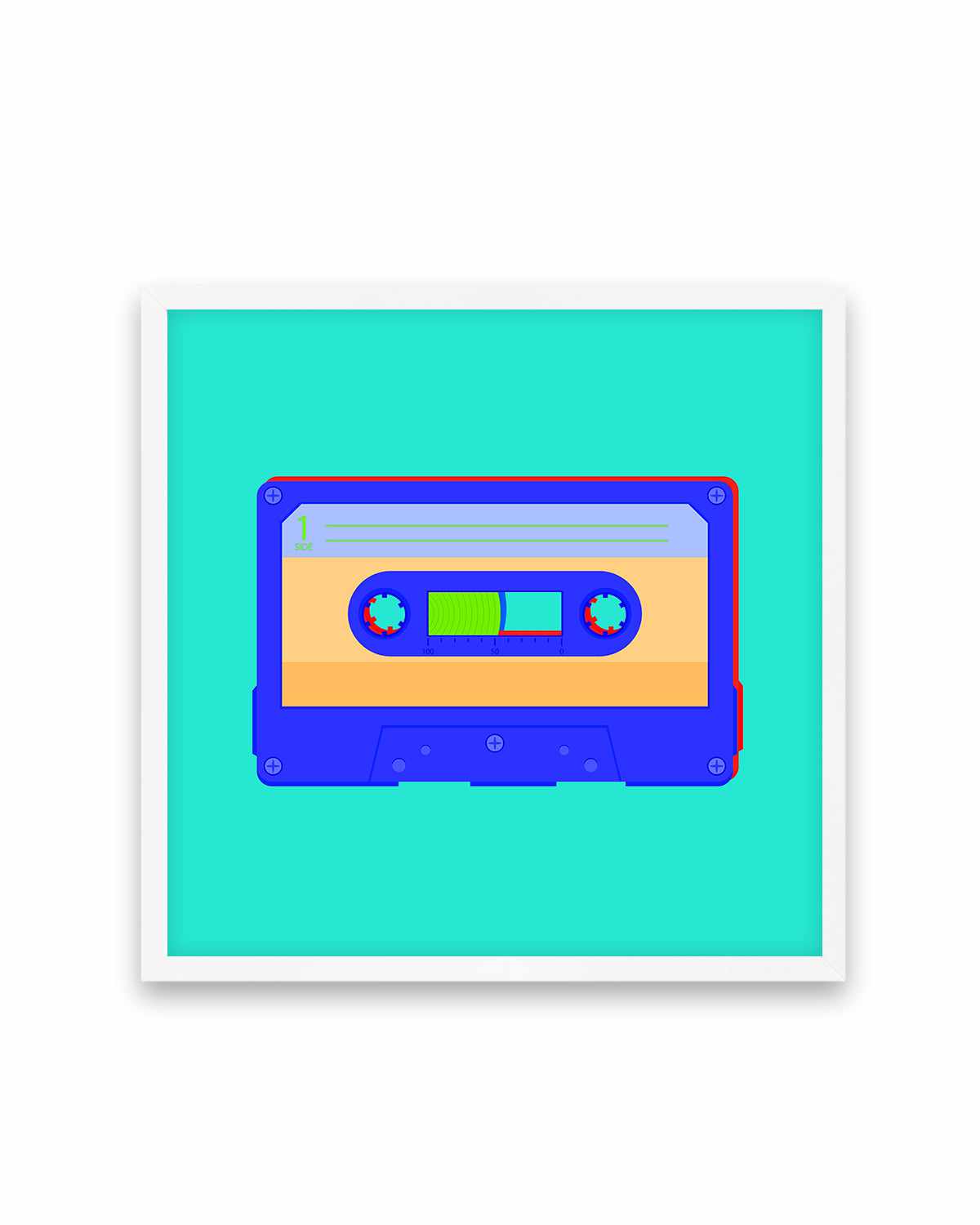 Cassette Pop I Art Print