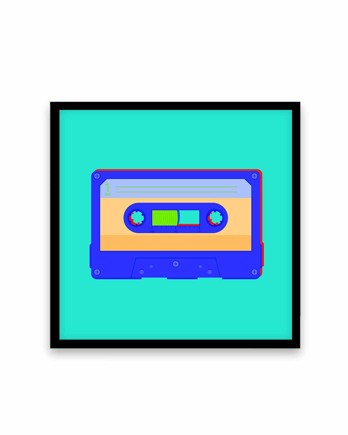 Cassette Pop I Art Print