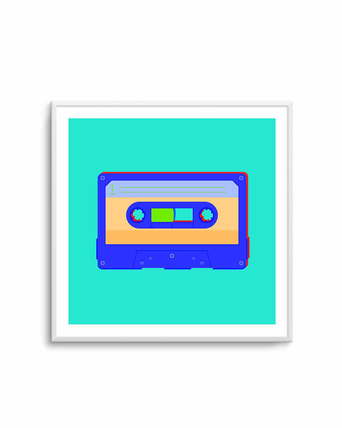 Cassette Pop I Art Print