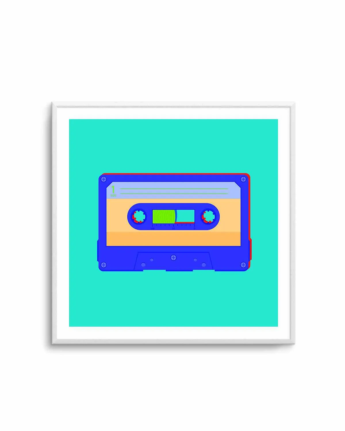 Cassette Pop I Art Print from Olive et Oriel where you can shop wallpaper and artworks online