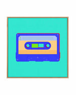 Cassette Pop I | Framed Canvas Art Print