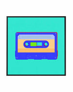 Cassette Pop I | Framed Canvas Art Print