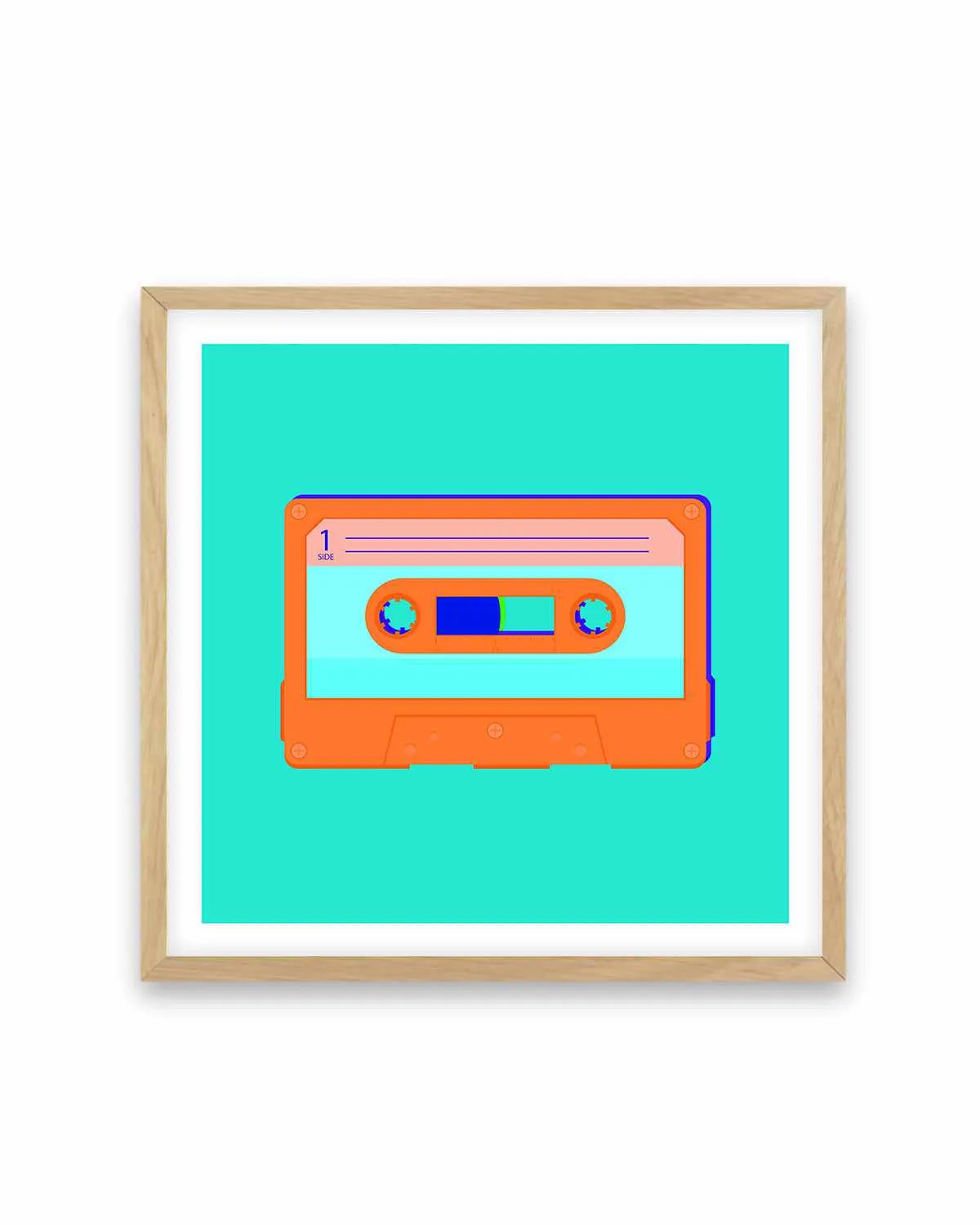 Cassette Pop II Art Print from Olive et Oriel where you can shop wallpaper and artworks online