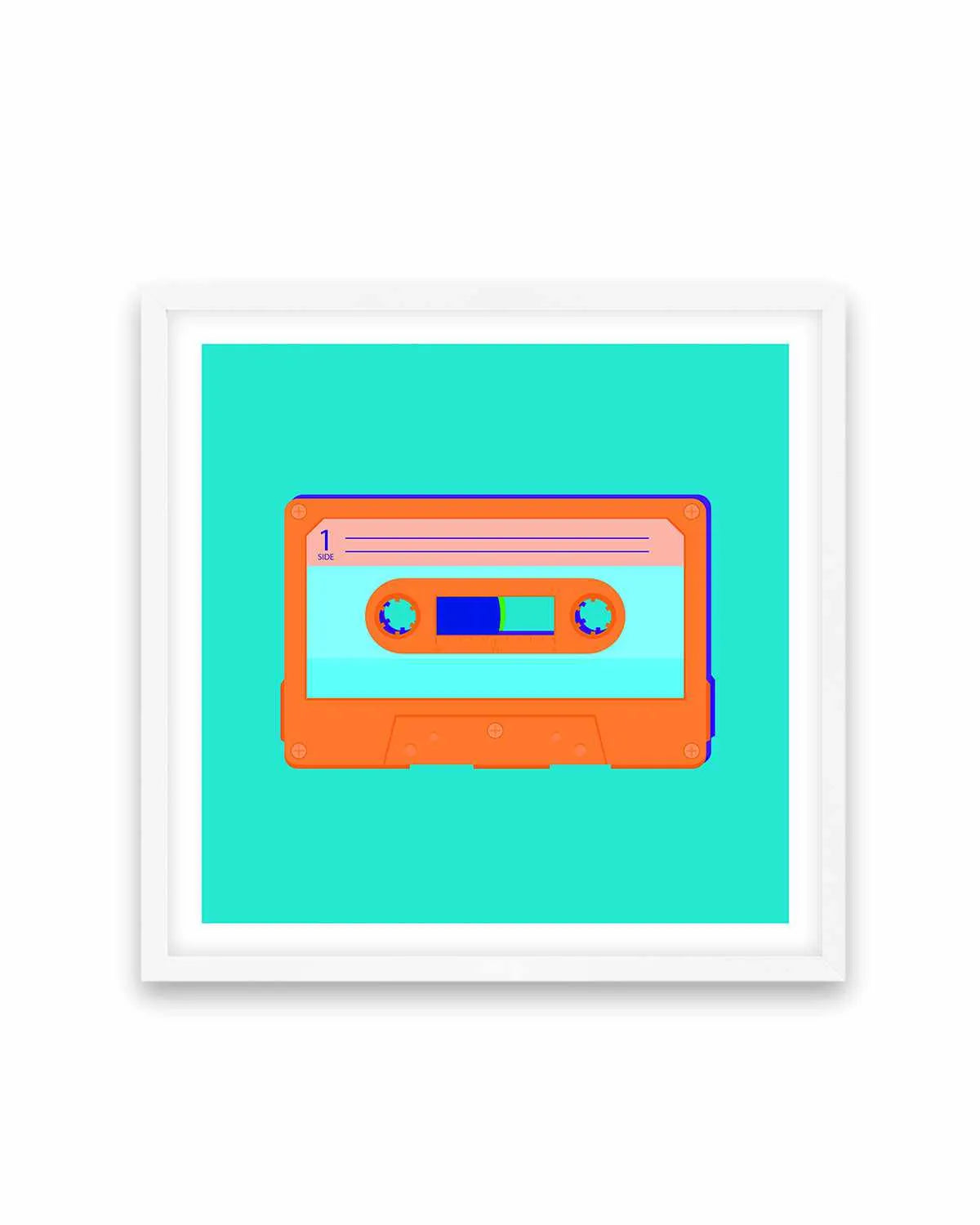 Cassette Pop II Art Print from Olive et Oriel where you can shop wallpaper and artworks online