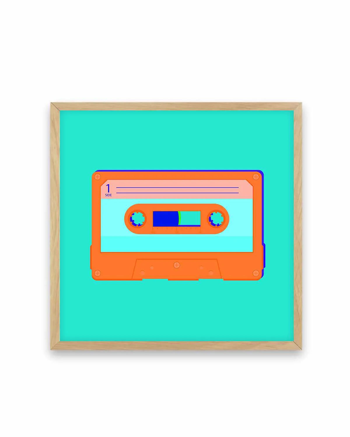 Cassette Pop II Art Print from Olive et Oriel where you can shop wallpaper and artworks online