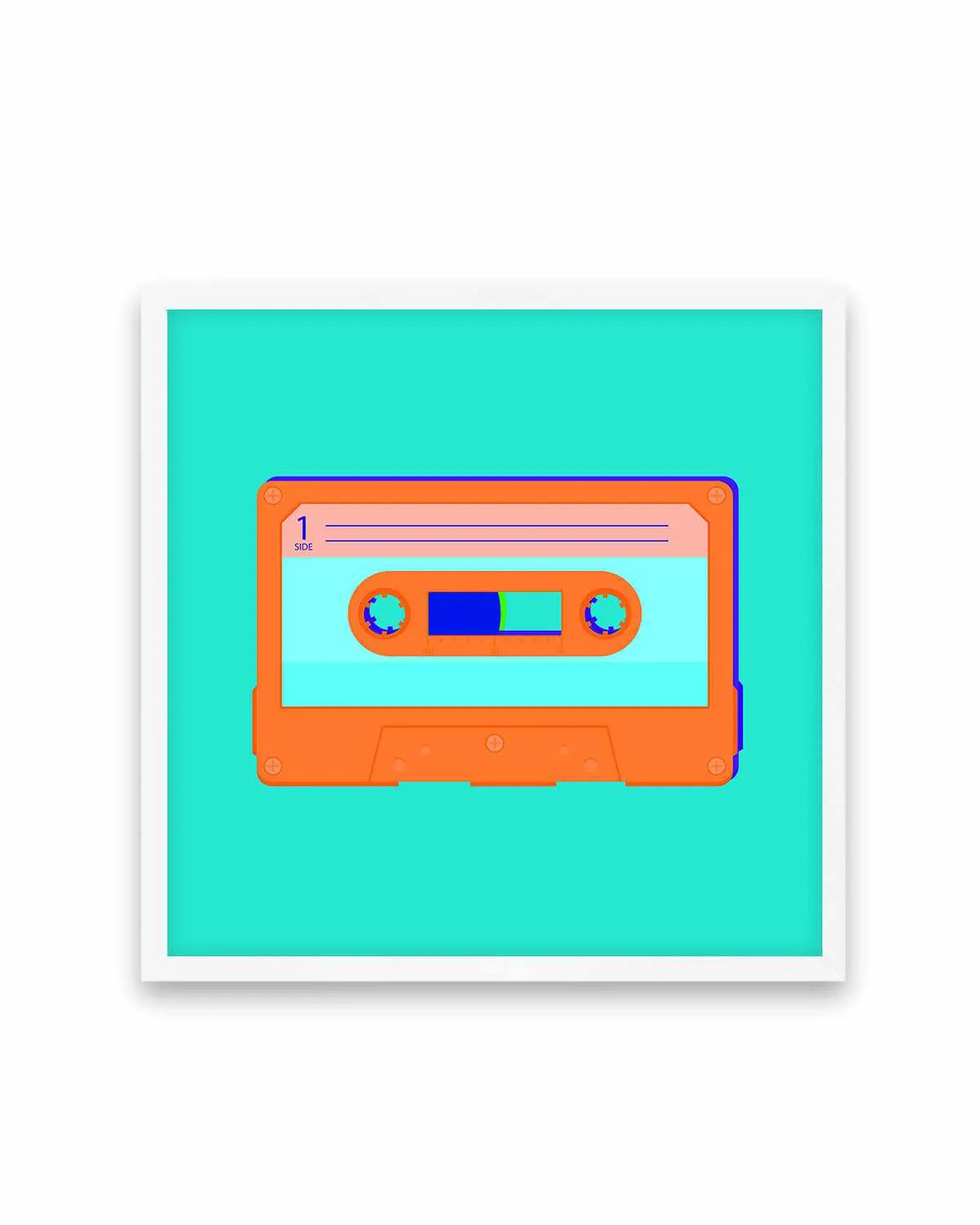 Cassette Pop II Art Print from Olive et Oriel where you can shop wallpaper and artworks online