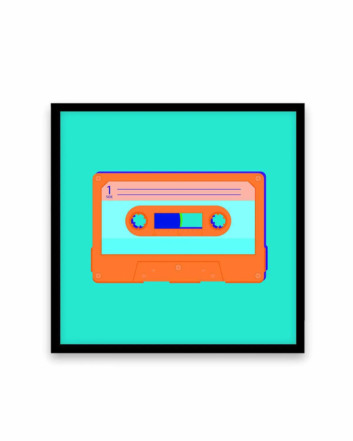 Cassette Pop II Art Print from Olive et Oriel where you can shop wallpaper and artworks online