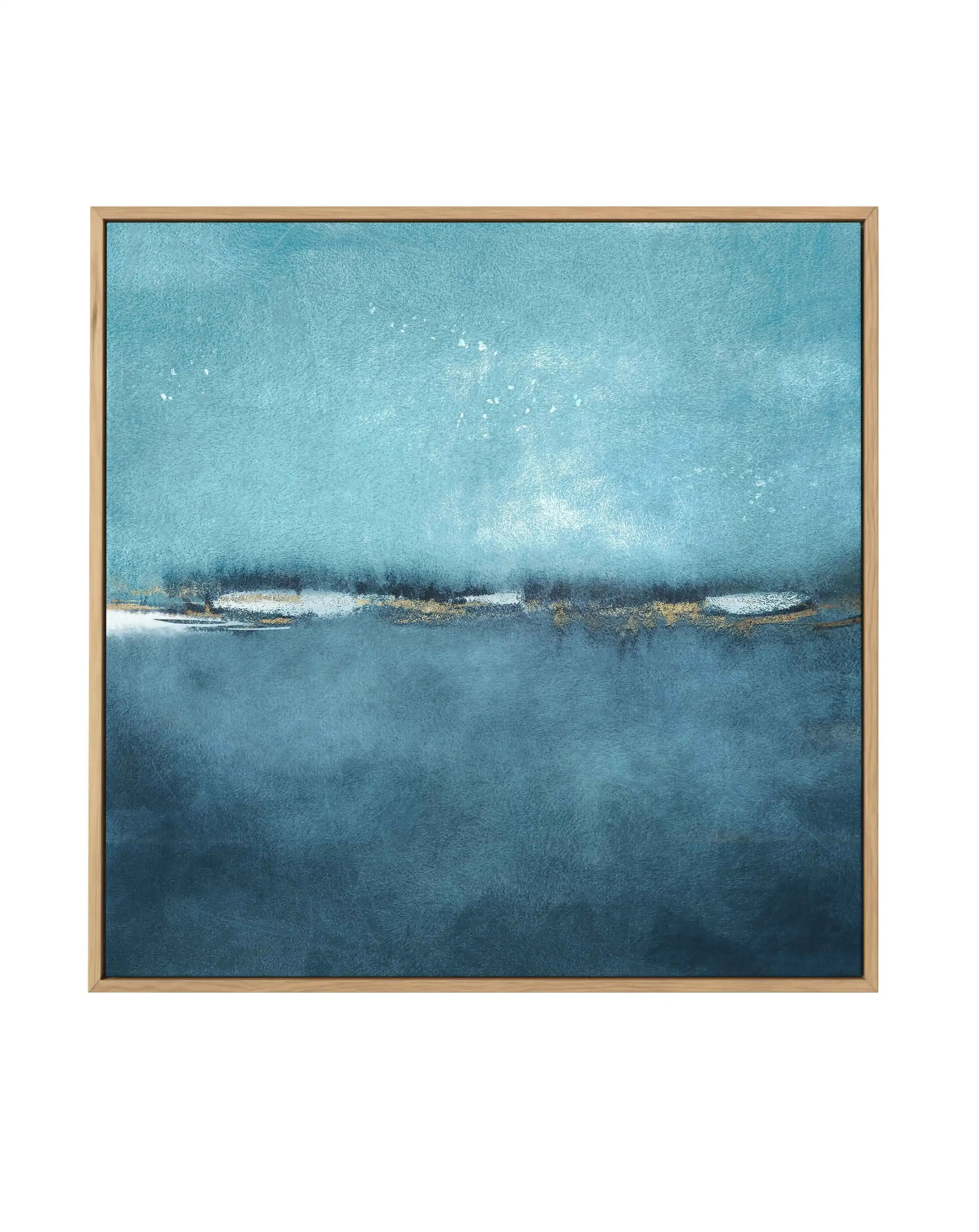Cerulean Study No 2 SQ Framed Canvas Art Print from Olive et Oriel where you can shop wallpaper and artworks online