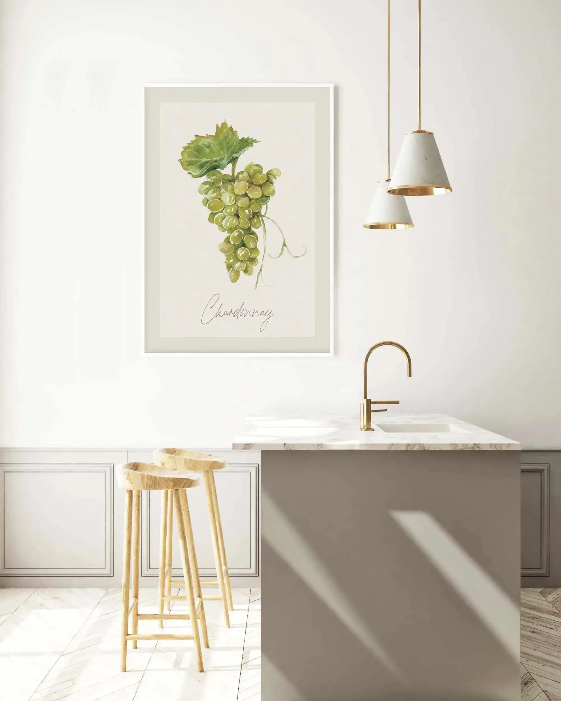 Chardonnay Art Print-PRINT-Olive et Oriel-Olive et Oriel-Buy-Australian-Art-Prints-Online-with-Olive-et-Oriel-Your-Artwork-Specialists-Austrailia-Decorate-With-Coastal-Photo-Wall-Art-Prints-From-Our-Beach-House-Artwork-Collection-Fine-Poster-and-Framed-Artwork