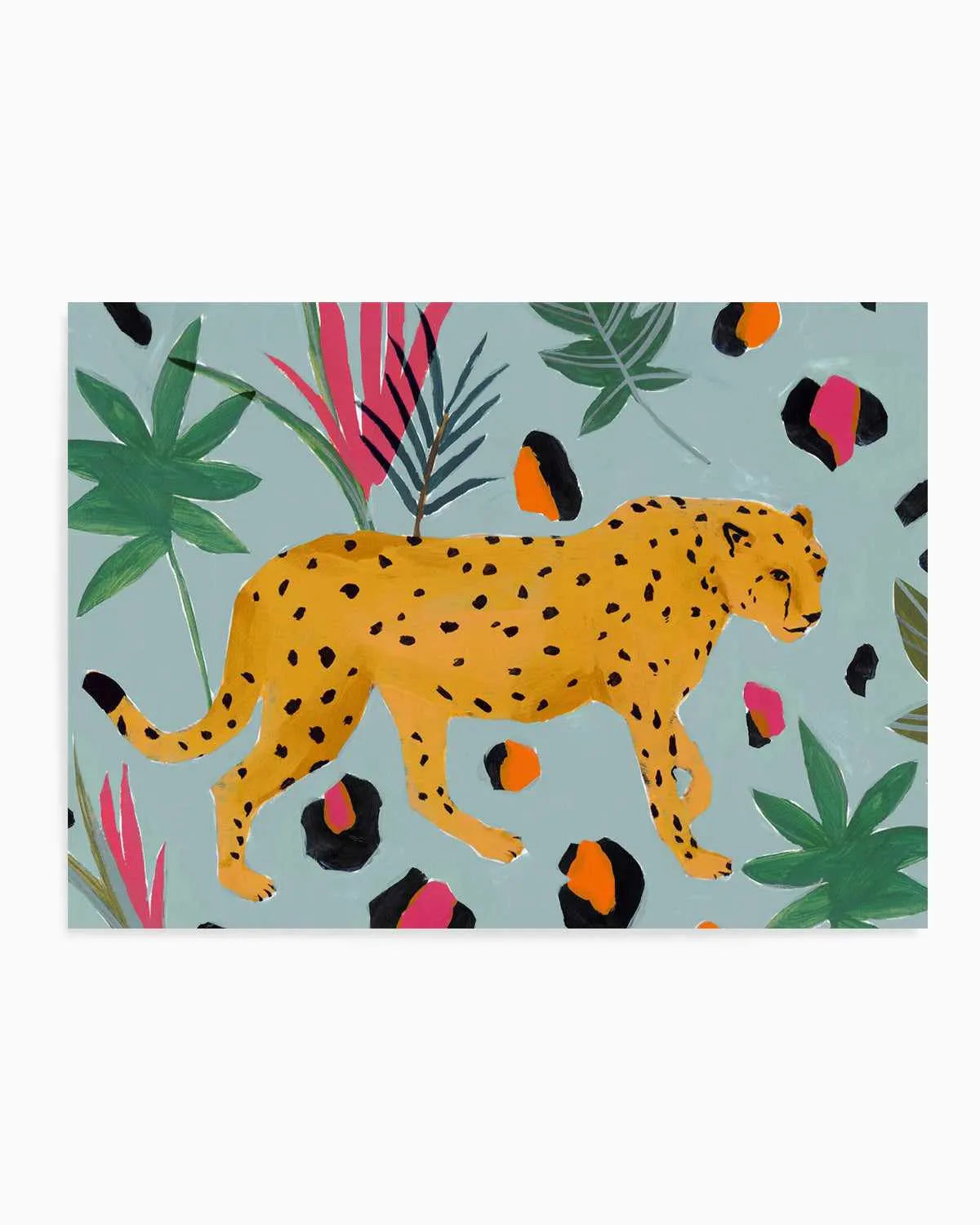 Cheetah II Art Print from Olive et Oriel where you can shop wallpaper and artworks online
