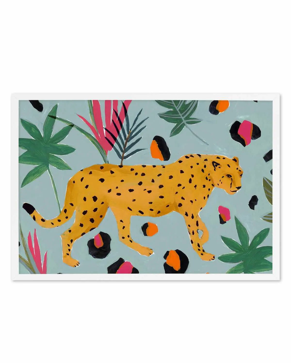 Cheetah II Art Print from Olive et Oriel where you can shop wallpaper and artworks online