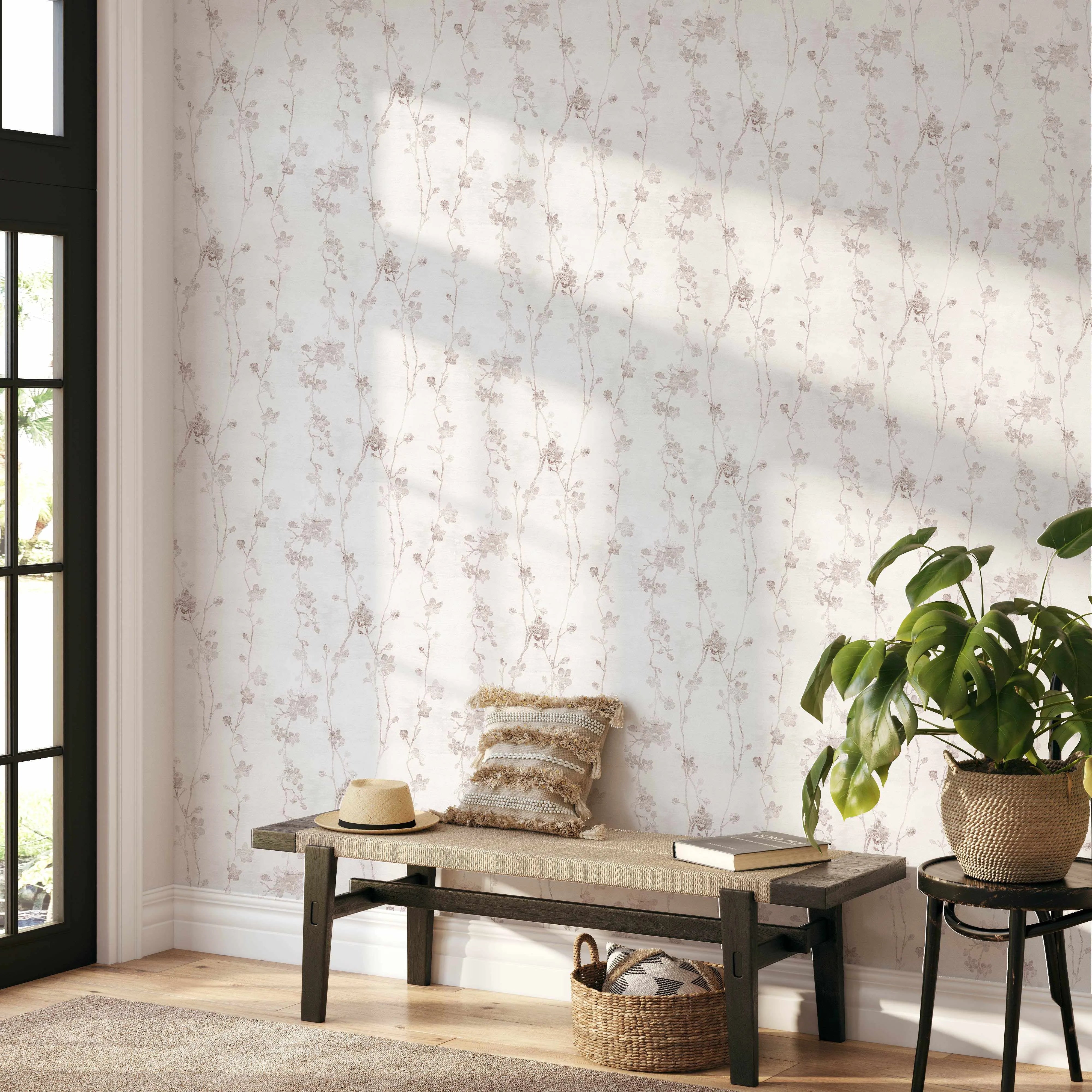 Cherry Blossom Wallpaper from Olive et Oriel where you can shop wallpaper and artworks online