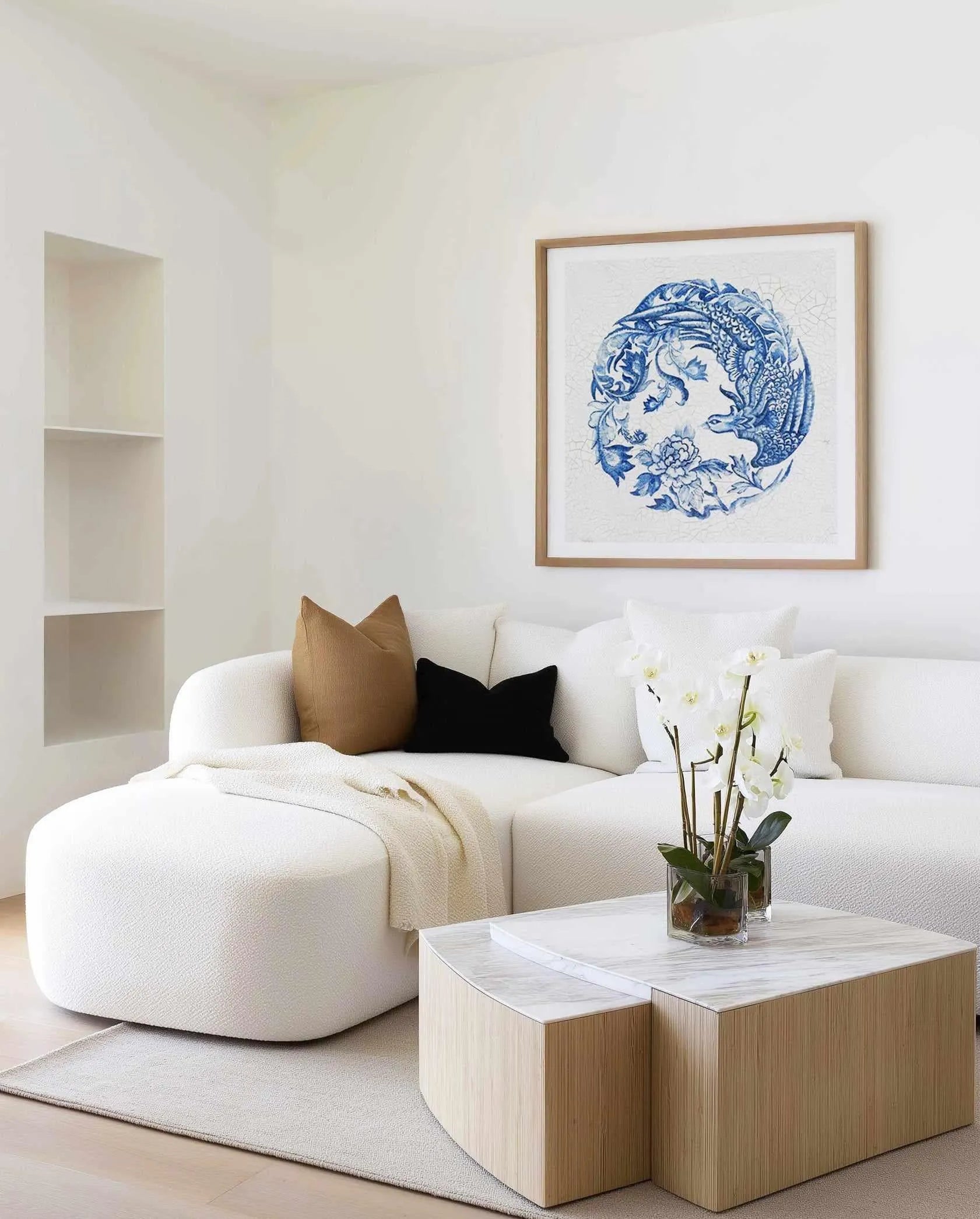 Chinese Porcelain I Art Print from Olive et Oriel where you can shop wallpaper and artworks online