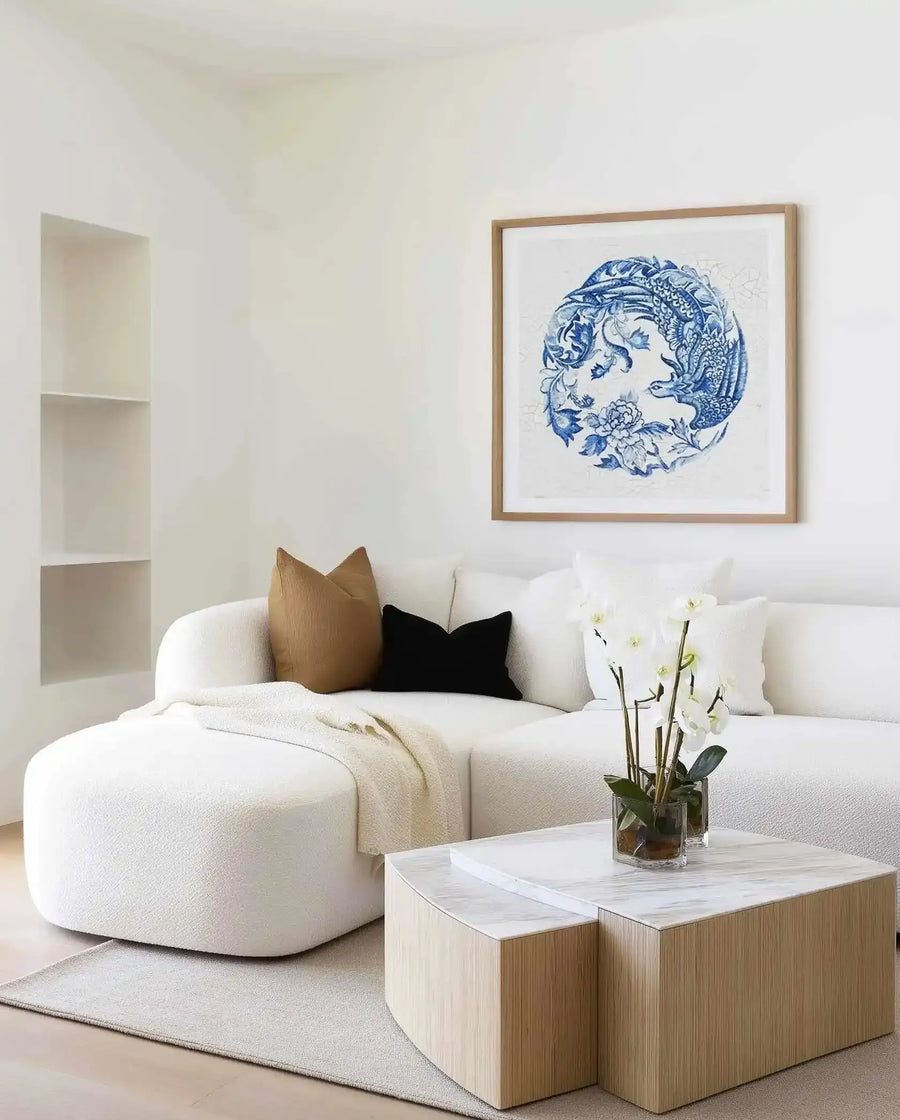 Chinese Porcelain I Art Print from Olive et Oriel where you can shop wallpaper and artworks online