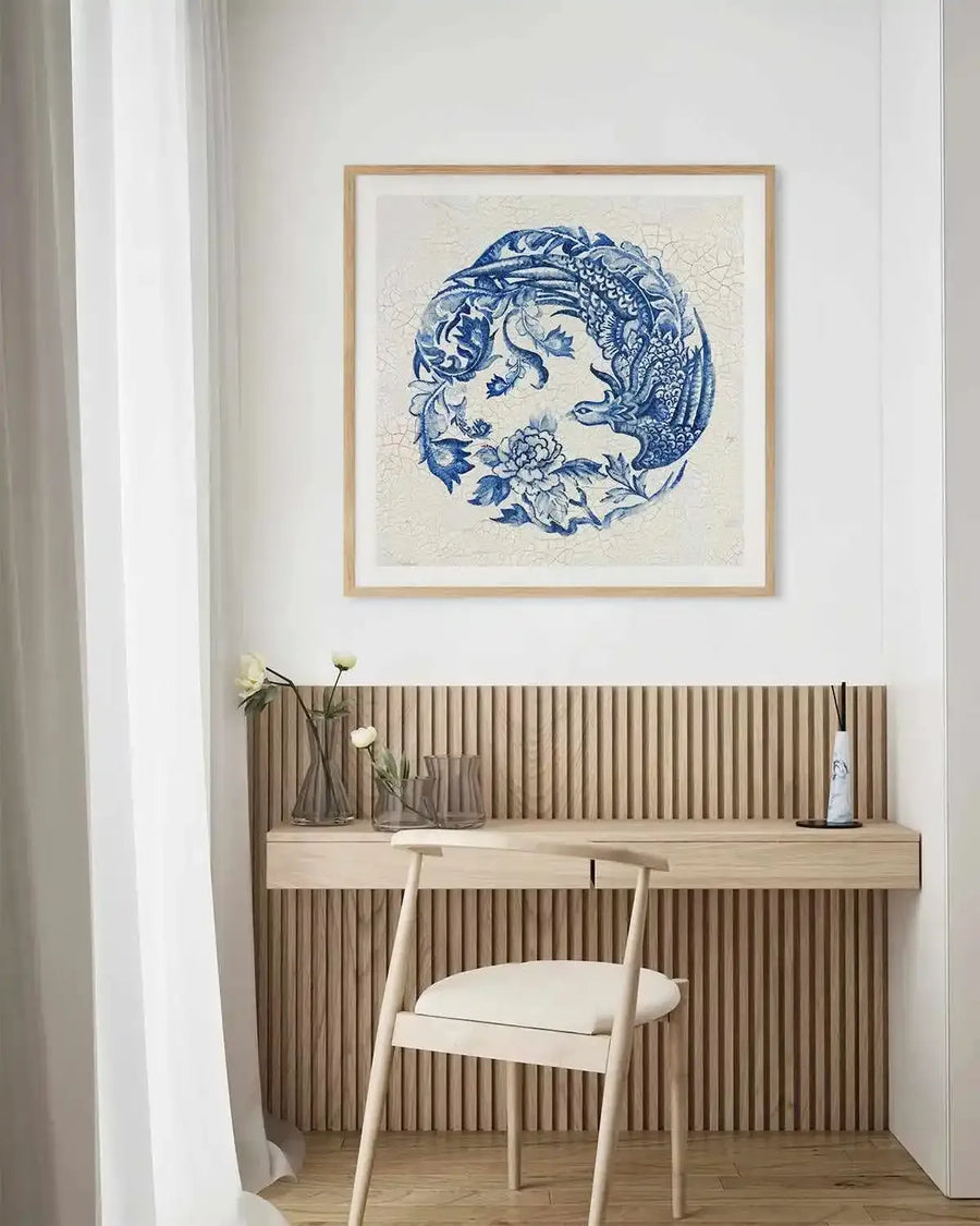 Chinese Porcelain I Art Print from Olive et Oriel where you can shop wallpaper and artworks online