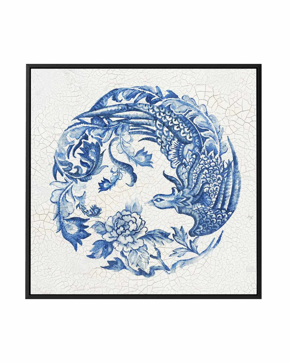 Chinese Porcelain I | Framed Canvas Art Print from Olive et Oriel where you can shop wallpaper and artworks online