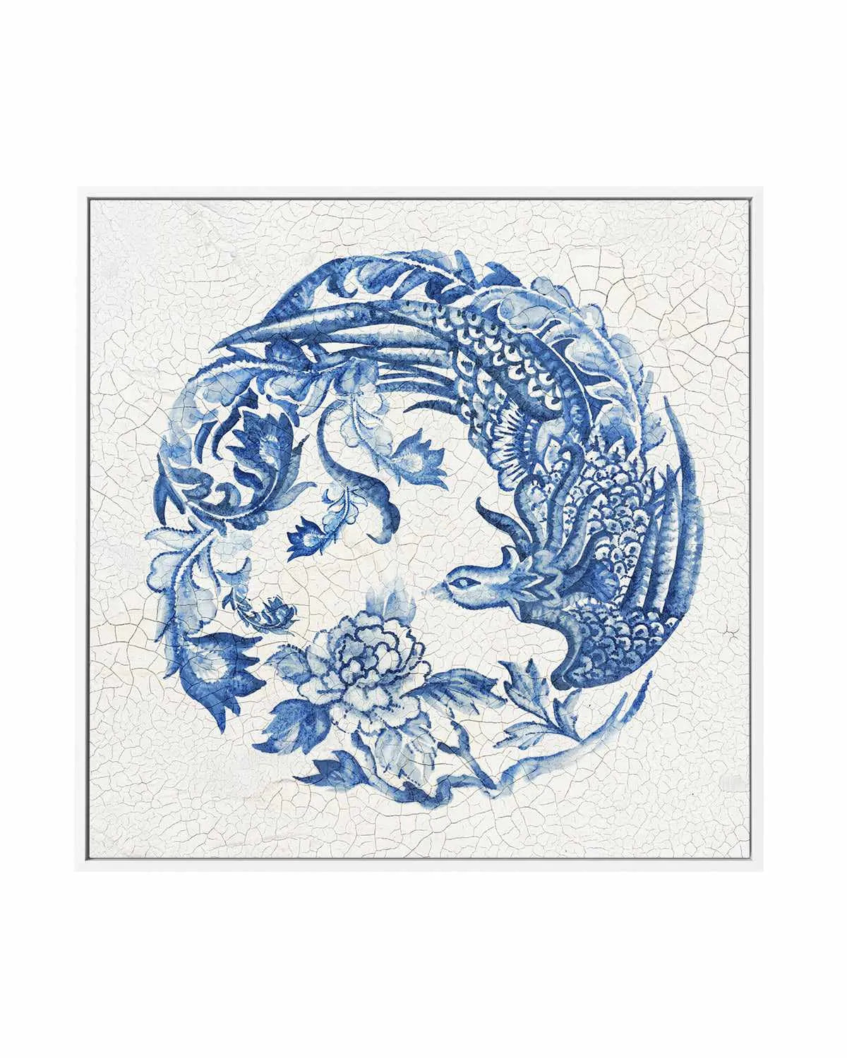 Chinese Porcelain I | Framed Canvas Art Print from Olive et Oriel where you can shop wallpaper and artworks online
