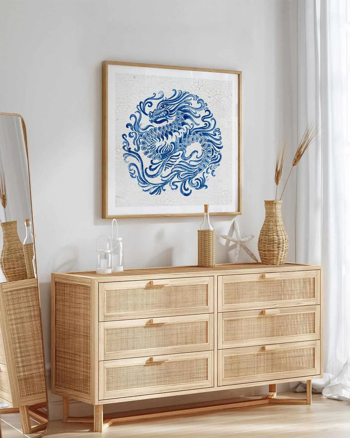 Chinese Porcelain II Art Print from Olive et Oriel where you can shop wallpaper and artworks online