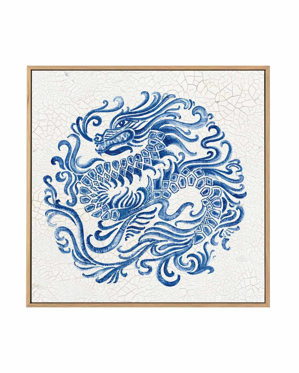 Chinese Porcelain II | Framed Canvas Art Print from Olive et Oriel where you can shop wallpaper and artworks online