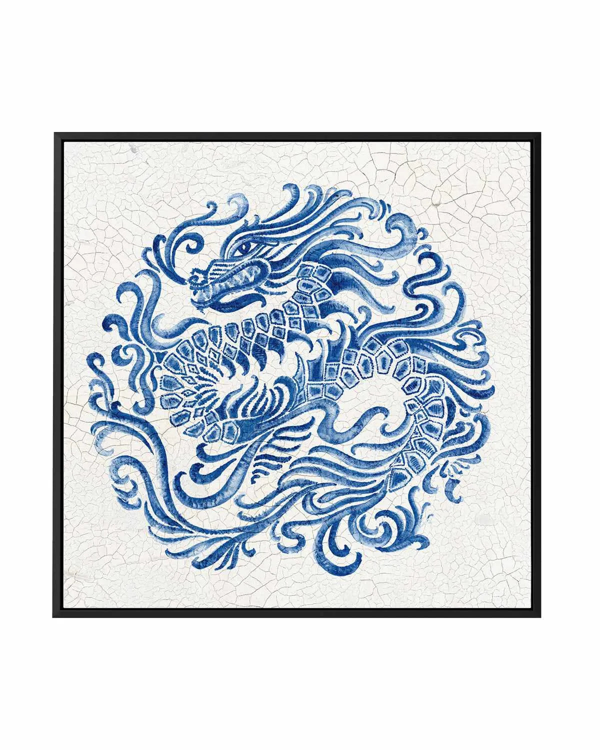 Chinese Porcelain II | Framed Canvas Art Print from Olive et Oriel where you can shop wallpaper and artworks online