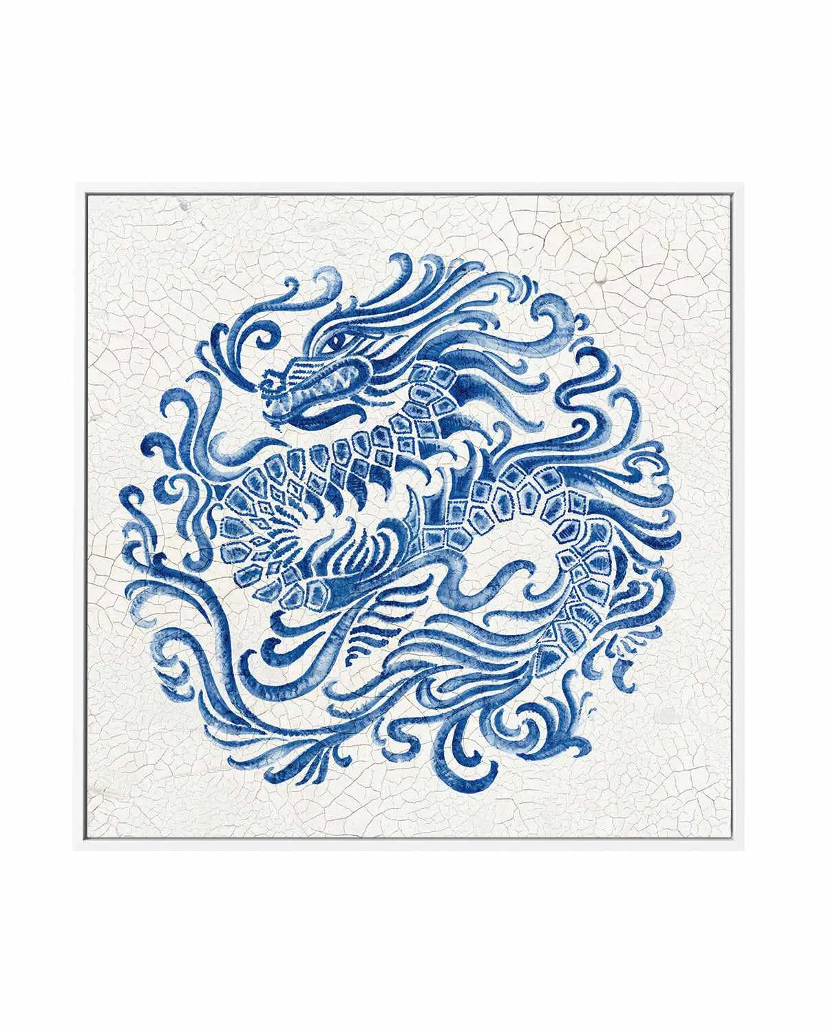 Chinese Porcelain II | Framed Canvas Art Print from Olive et Oriel where you can shop wallpaper and artworks online