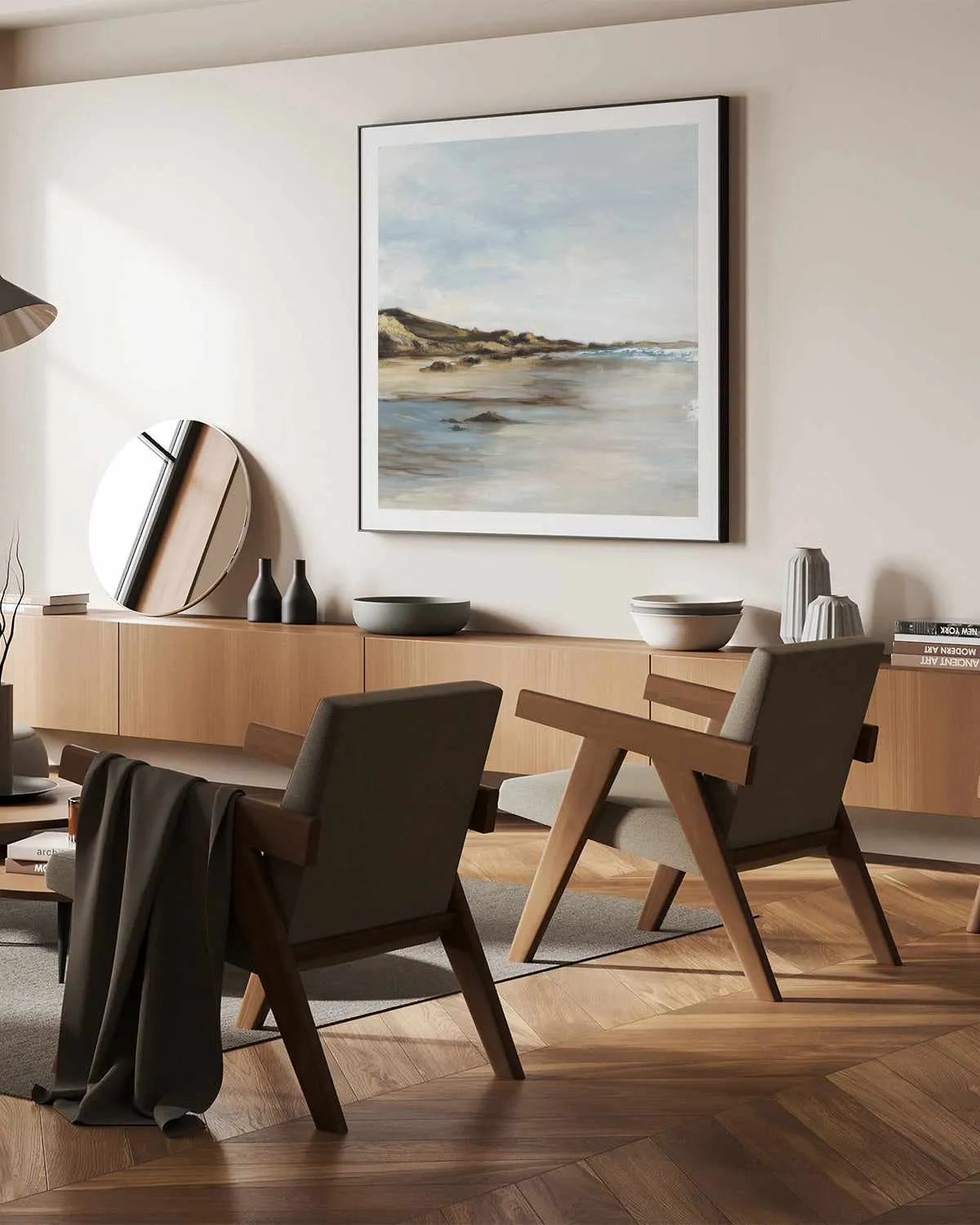 Coastal Memories II Art Print from Olive et Oriel where you can shop wallpaper and artworks online