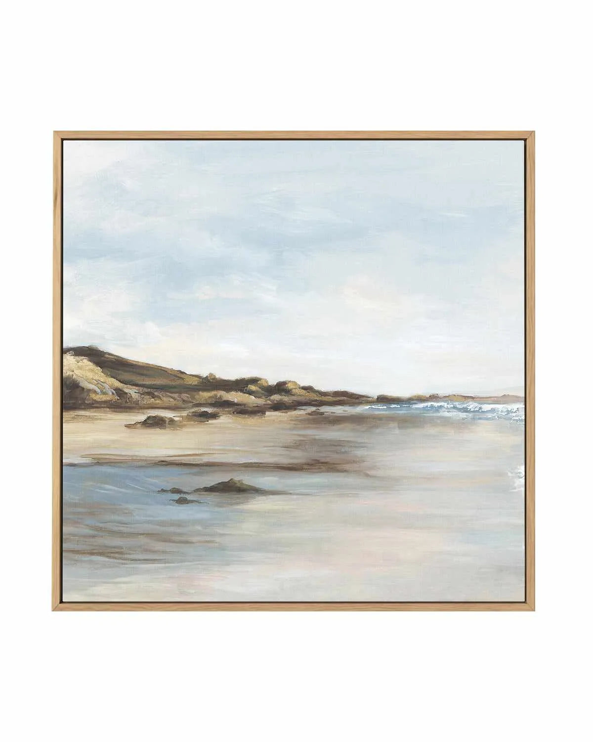 Coastal Memories II | Framed Canvas Art Print from Olive et Oriel where you can shop wallpaper and artworks online