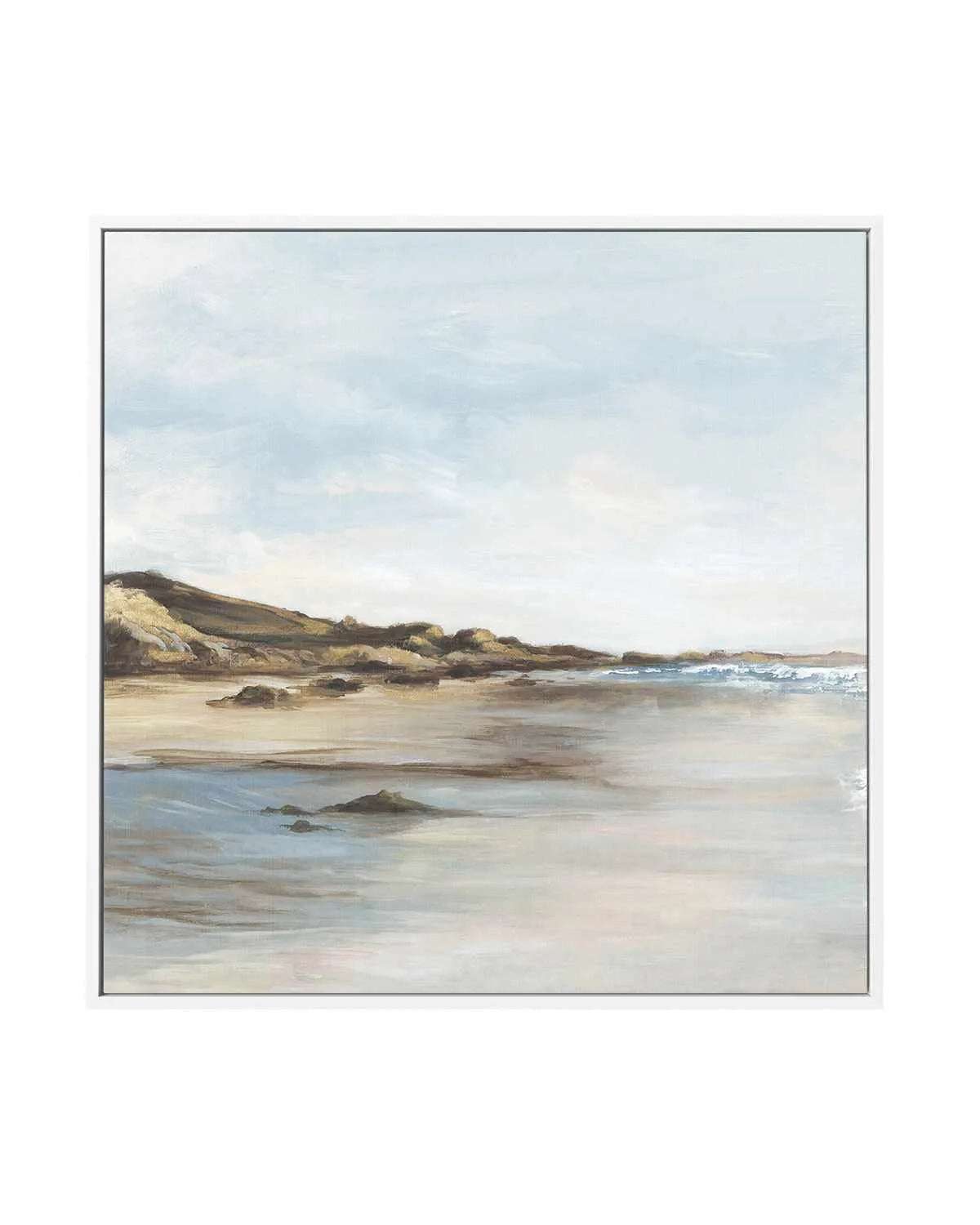 Coastal Memories II | Framed Canvas Art Print from Olive et Oriel where you can shop wallpaper and artworks online