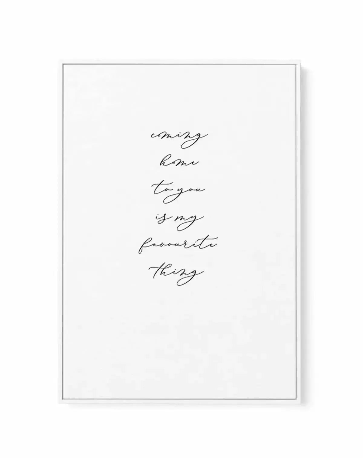 Coming Home To You | Framed Canvas-CANVAS-You can shop wall art online with Olive et Oriel for everything from abstract art to fun kids wall art. Our beautiful modern art prints and canvas art are available from large canvas prints to wall art paintings and our proudly Australian artwork collection offers only the highest quality framed large wall art and canvas art Australia - You can buy fashion photography prints or Hampton print posters and paintings on canvas from Olive et Oriel and have th