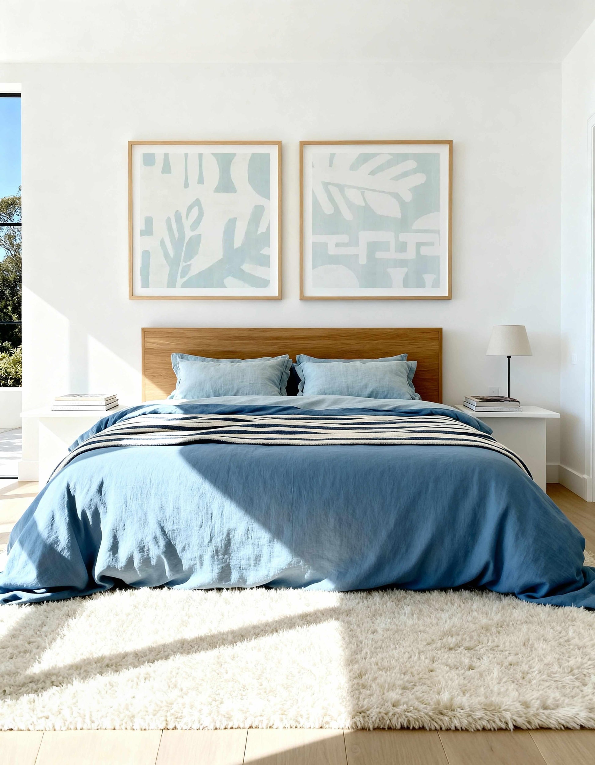 Cool Summer I & II Art Print Set of 2 | Matching Wall Art from Olive et Oriel where you can shop wallpaper and artworks online