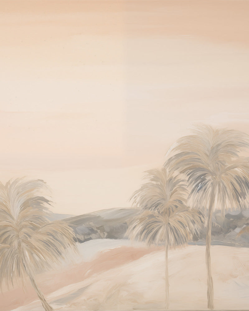 Coral Coastline Wallpaper Mural from Olive et Oriel where you can shop wallpaper and artworks online