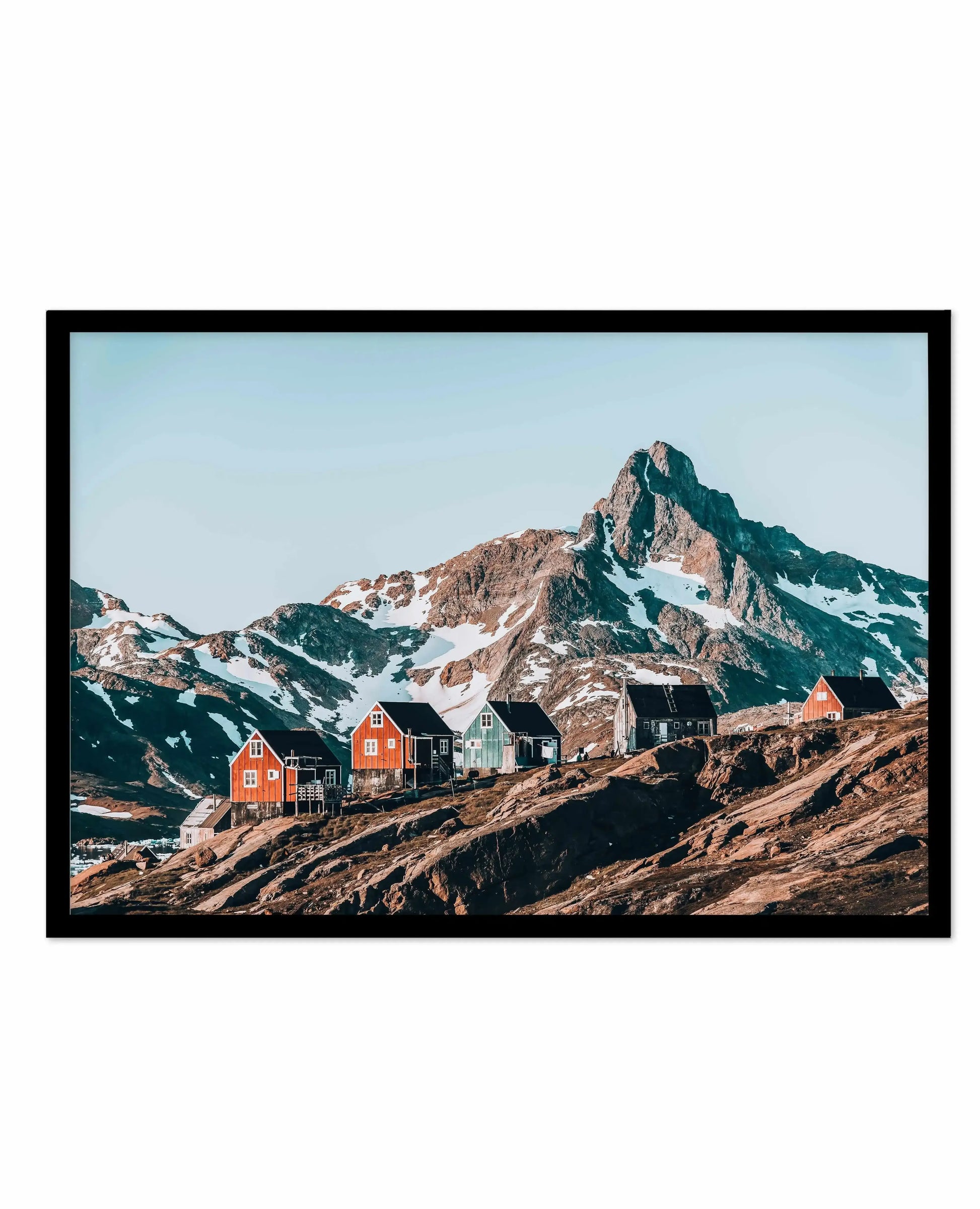 Cottages In The Sky Art Print-PRINT-Olive et Oriel-Olive et Oriel-A5 | 5.8" x 8.3" | 14.8 x 21cm-Black-With White Border-Buy-Australian-Art-Prints-Online-with-Olive-et-Oriel-Your-Artwork-Specialists-Austrailia-Decorate-With-Coastal-Photo-Wall-Art-Prints-From-Our-Beach-House-Artwork-Collection-Fine-Poster-and-Framed-Artwork