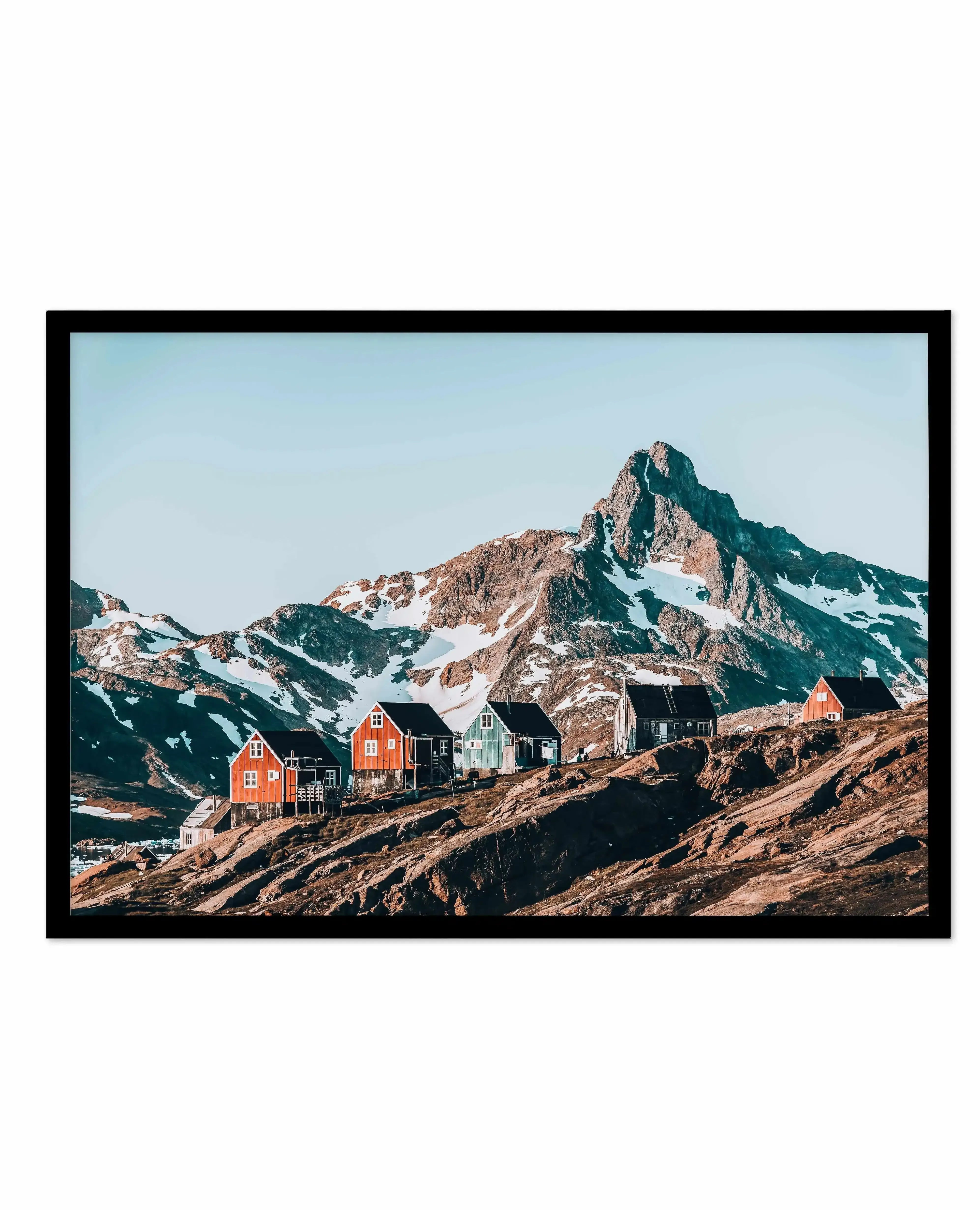 Cottages In The Sky Art Print-PRINT-Olive et Oriel-Olive et Oriel-A5 | 5.8" x 8.3" | 14.8 x 21cm-Black-With White Border-Buy-Australian-Art-Prints-Online-with-Olive-et-Oriel-Your-Artwork-Specialists-Austrailia-Decorate-With-Coastal-Photo-Wall-Art-Prints-From-Our-Beach-House-Artwork-Collection-Fine-Poster-and-Framed-Artwork