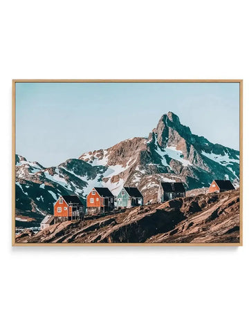 Cottages In The Sky | Framed Canvas-CANVAS-You can shop wall art online with Olive et Oriel for everything from abstract art to fun kids wall art. Our beautiful modern art prints and canvas art are available from large canvas prints to wall art paintings and our proudly Australian artwork collection offers only the highest quality framed large wall art and canvas art Australia - You can buy fashion photography prints or Hampton print posters and paintings on canvas from Olive et Oriel and have t