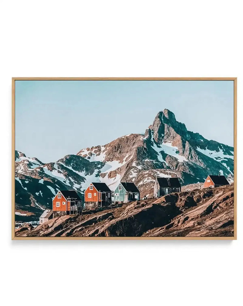 Cottages In The Sky | Framed Canvas-CANVAS-You can shop wall art online with Olive et Oriel for everything from abstract art to fun kids wall art. Our beautiful modern art prints and canvas art are available from large canvas prints to wall art paintings and our proudly Australian artwork collection offers only the highest quality framed large wall art and canvas art Australia - You can buy fashion photography prints or Hampton print posters and paintings on canvas from Olive et Oriel and have t