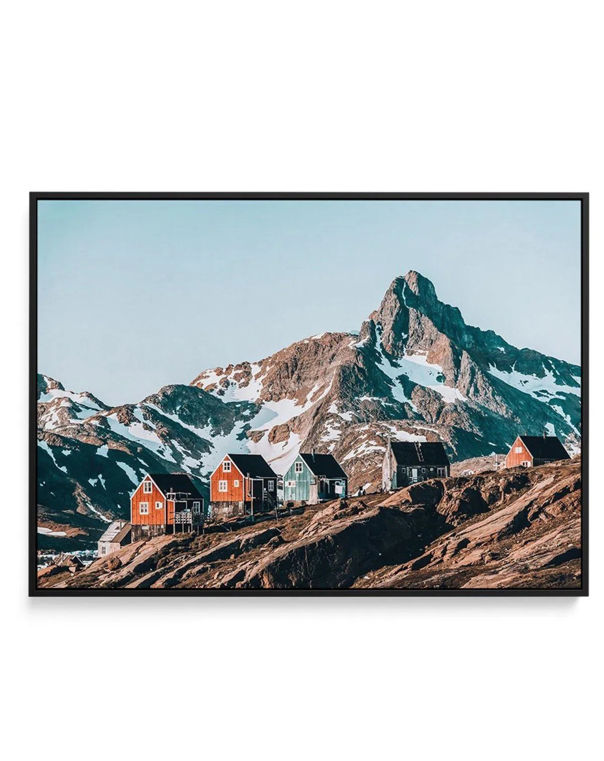 Cottages In The Sky | Framed Canvas-CANVAS-You can shop wall art online with Olive et Oriel for everything from abstract art to fun kids wall art. Our beautiful modern art prints and canvas art are available from large canvas prints to wall art paintings and our proudly Australian artwork collection offers only the highest quality framed large wall art and canvas art Australia - You can buy fashion photography prints or Hampton print posters and paintings on canvas from Olive et Oriel and have t