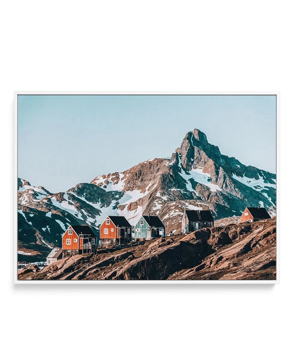 Cottages In The Sky | Framed Canvas-CANVAS-You can shop wall art online with Olive et Oriel for everything from abstract art to fun kids wall art. Our beautiful modern art prints and canvas art are available from large canvas prints to wall art paintings and our proudly Australian artwork collection offers only the highest quality framed large wall art and canvas art Australia - You can buy fashion photography prints or Hampton print posters and paintings on canvas from Olive et Oriel and have t