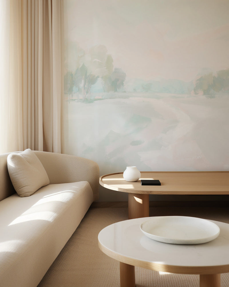 Country Road Wallpaper Mural from Olive et Oriel where you can shop wallpaper and artworks online